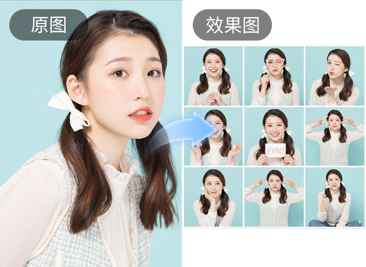 NanoBanana制作九宫格写真