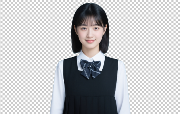 按Delete键删除背景