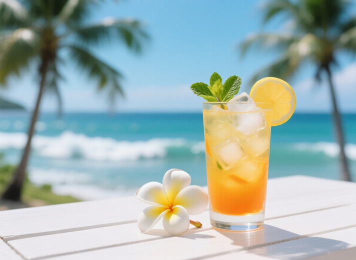 生成夏日饮品场景