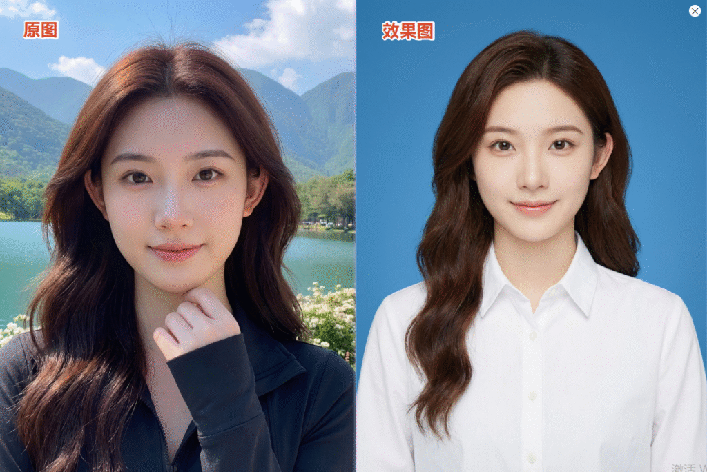 PS如何给人像做证件照