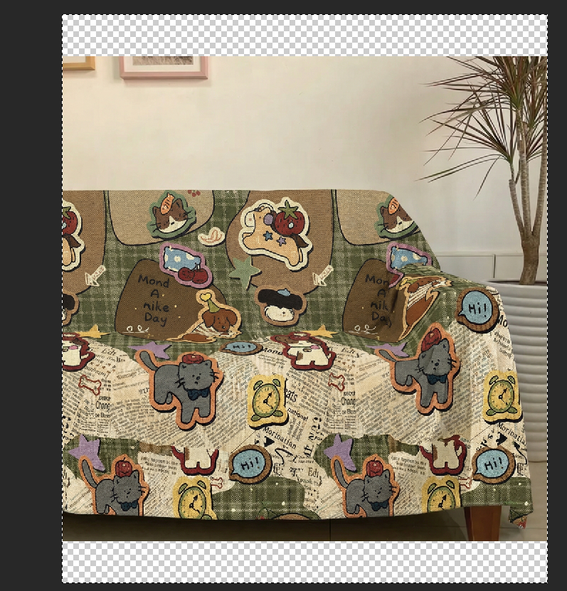 点击生成，一键完成样机贴图等待几秒