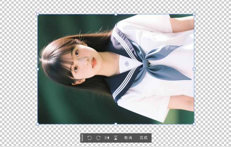 图层旋转的效果