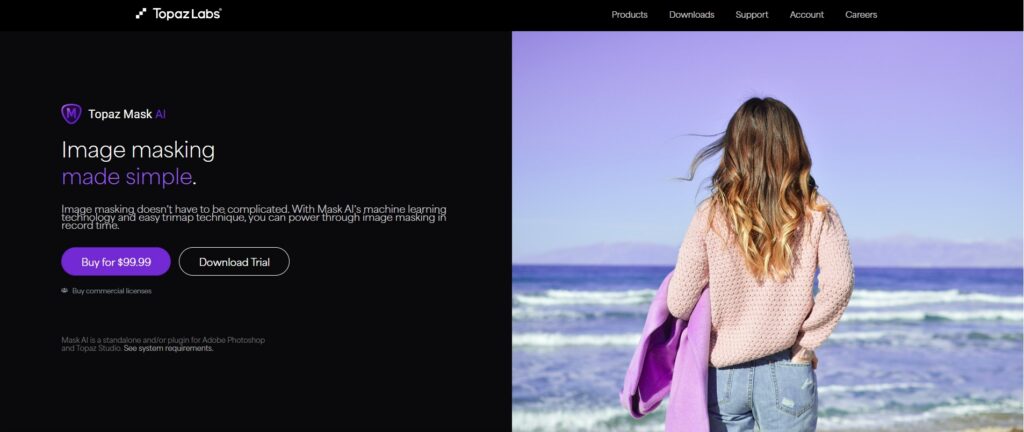 Topaz Mask AI：专业级 AI 抠图插件，抠图精度天花板