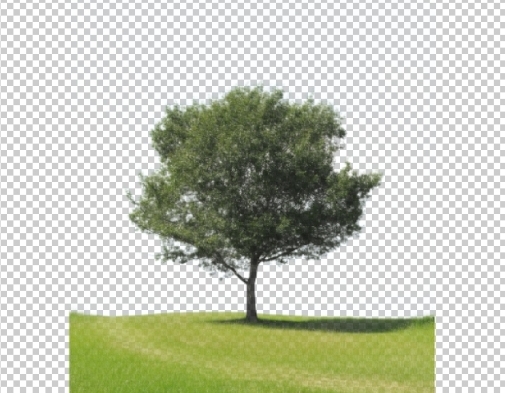 通道抠图的效果图