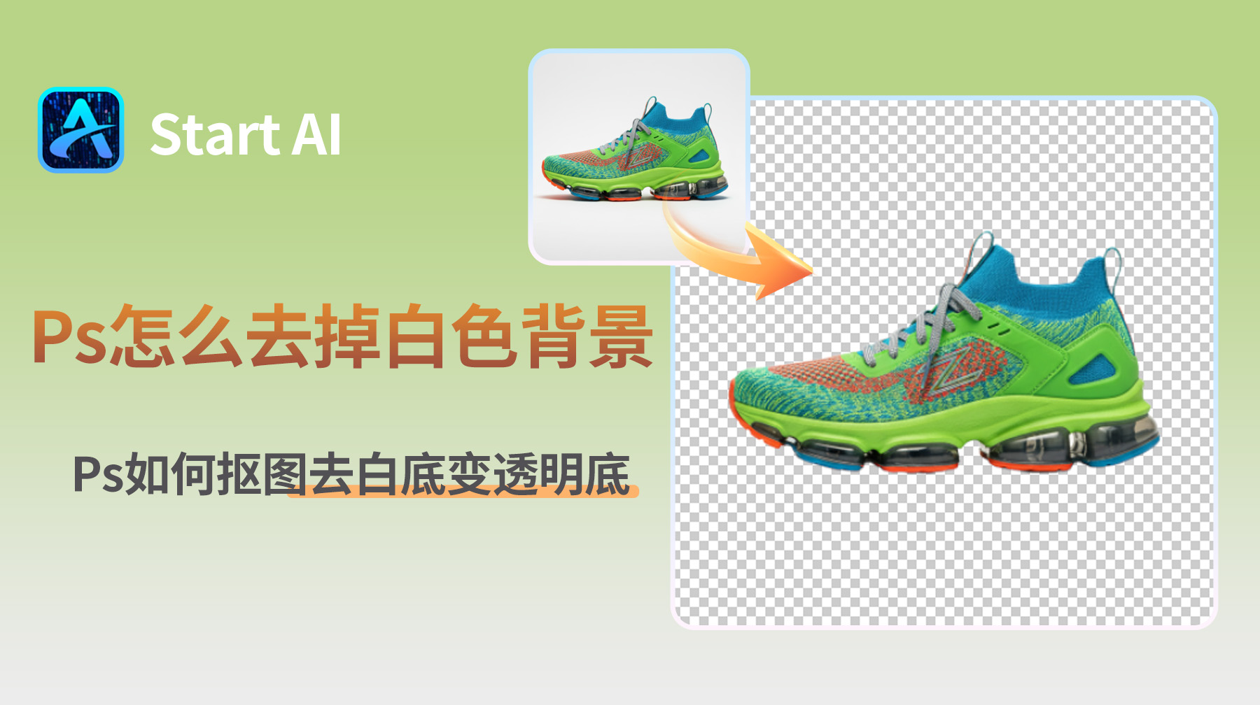 Ps怎么去掉白色背景？Ps抠图去白底变透明的4种方法