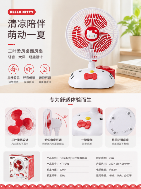 在startai中制作风扇电商详情页成品图