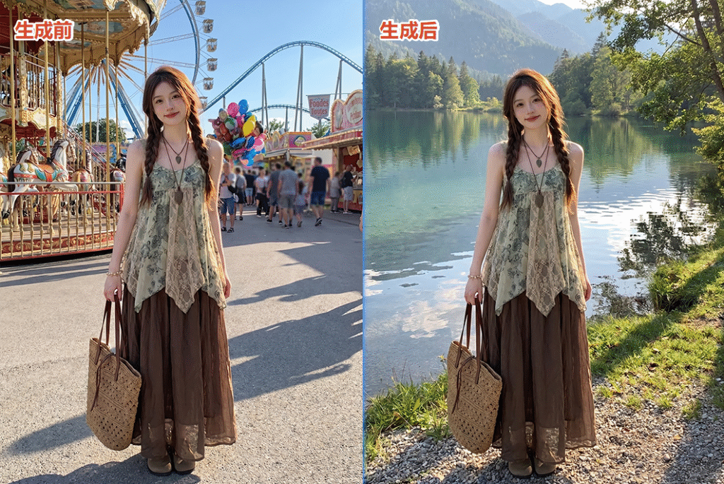 PS人物抠图换背景教程