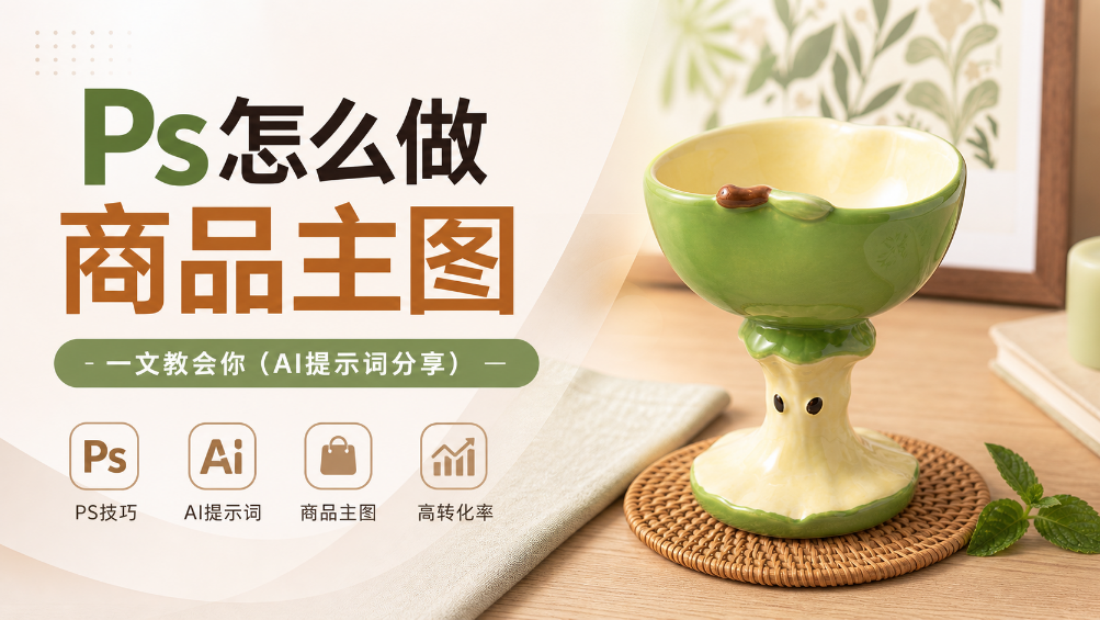 Ps怎么做电商主图？这套方法复刻 ins 风只需 10 分钟