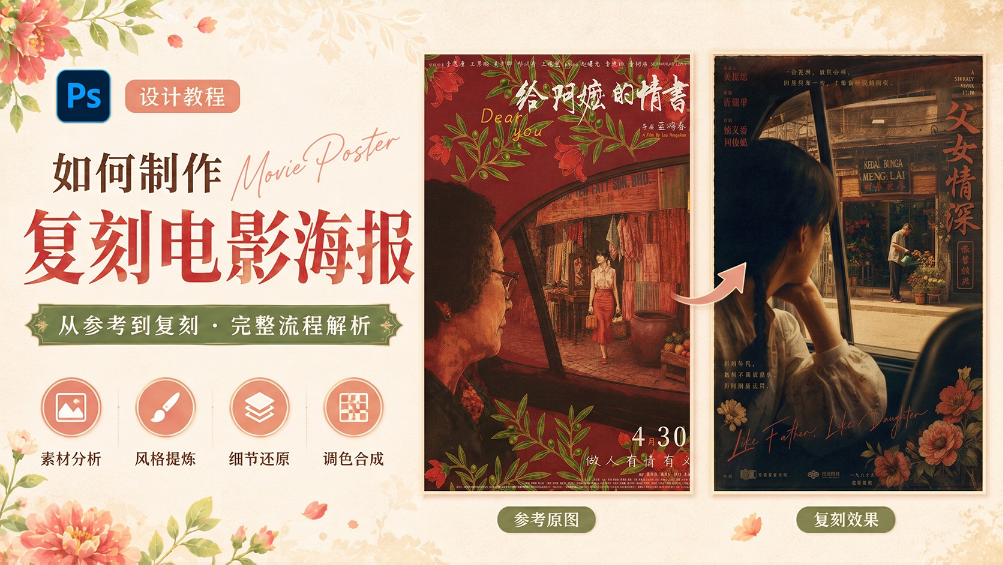 Ps如何复刻电影海报？反推提示词+GPT生图功能