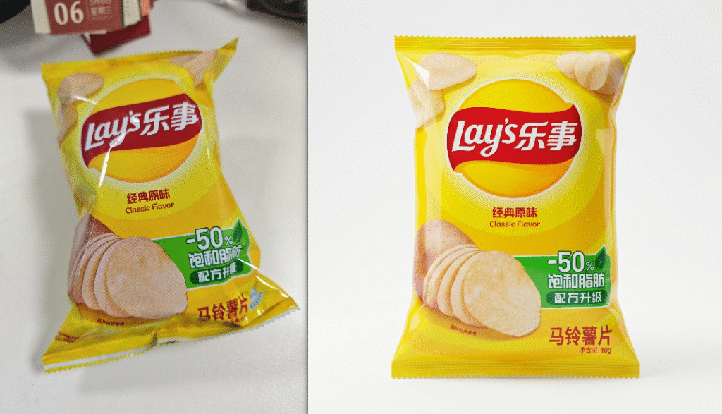 Ps插件精修前后对比图