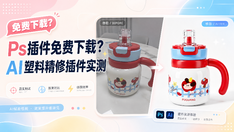 Ps插件免费下载？AI塑料精修插件实测