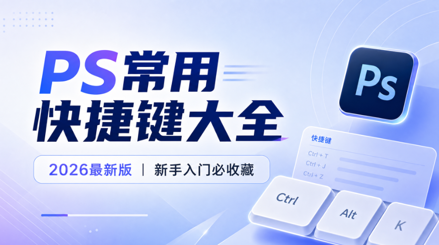 Photoshop快捷键完全指南：从入门到高效，这一篇就够了