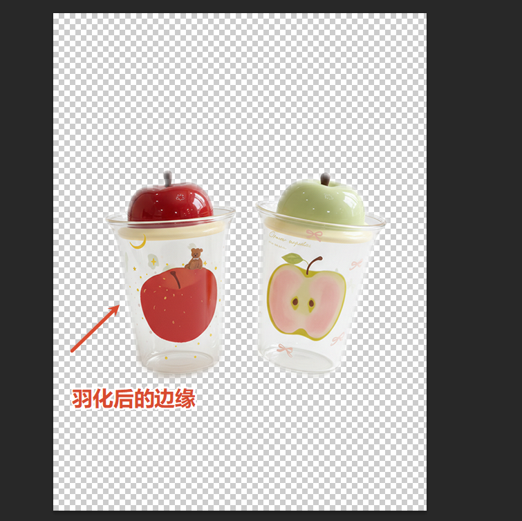 确认后反选背景、删除或复制主体，边缘会自然虚化，无痕融合新背景