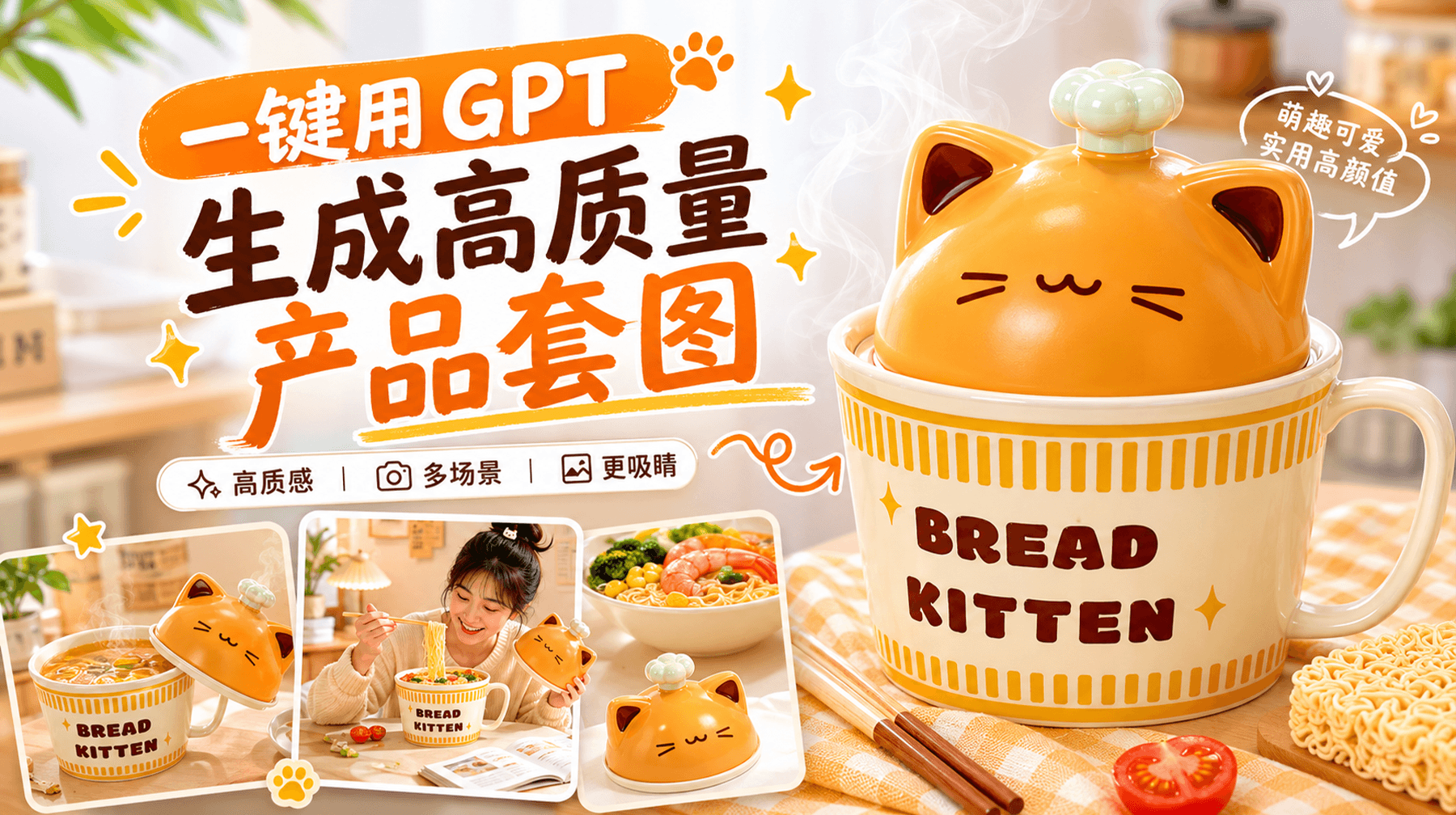 抖音电商详情页制作 ｜一键用 GPT 生成高质量产品套图