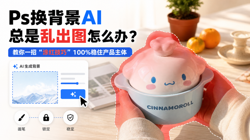 Ps插件涂红制作效果封面图片