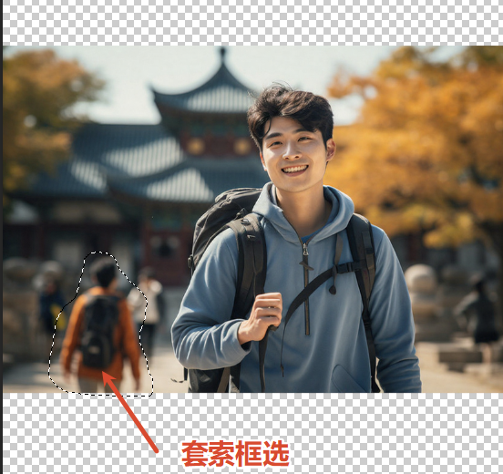 内容识别填充(新手首选,适合简单背景)