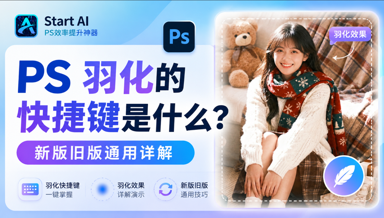 PS 羽化的快捷键是什么？新版旧版通用详解