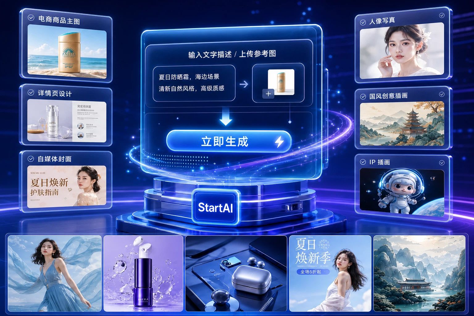 输入简单文字,生成想要图片
