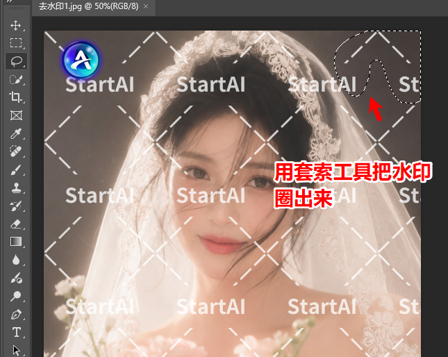 Ps套索工具的使用