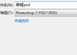 点击文件 - 存储为，格式选择 PSD