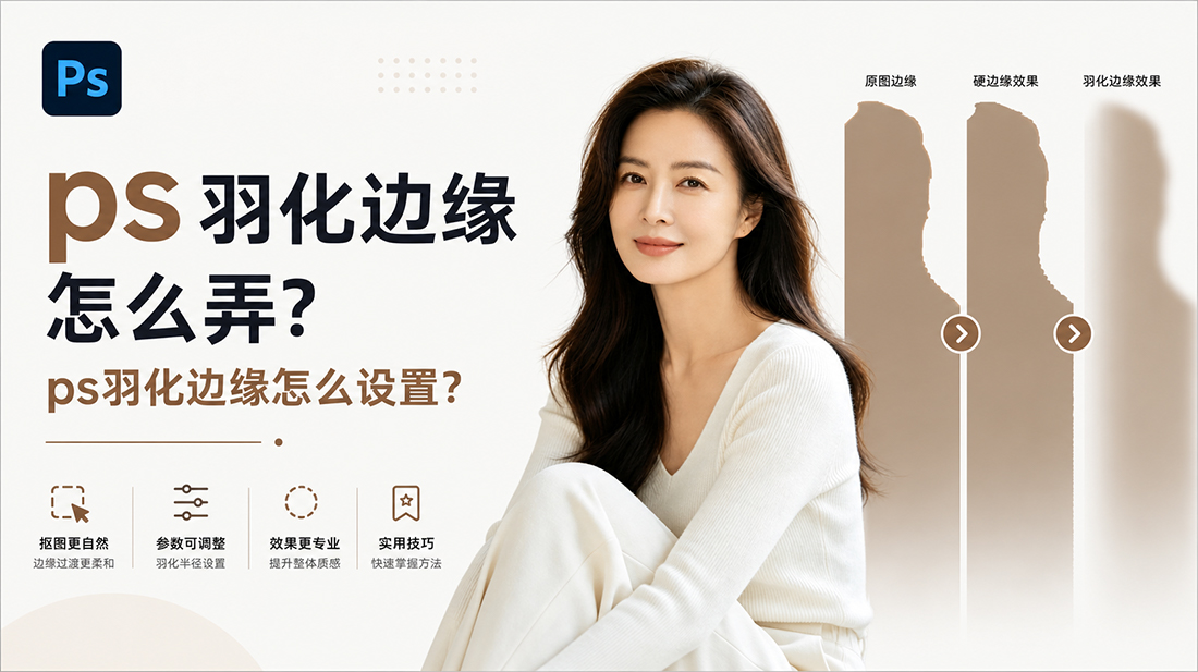 ps羽化边缘怎么弄？ps羽化边缘怎么设置？