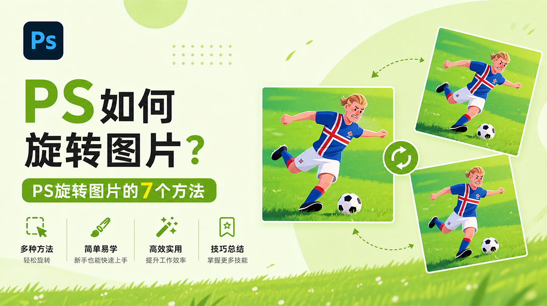 ps如何旋转图片？ps旋转图片的7个方法