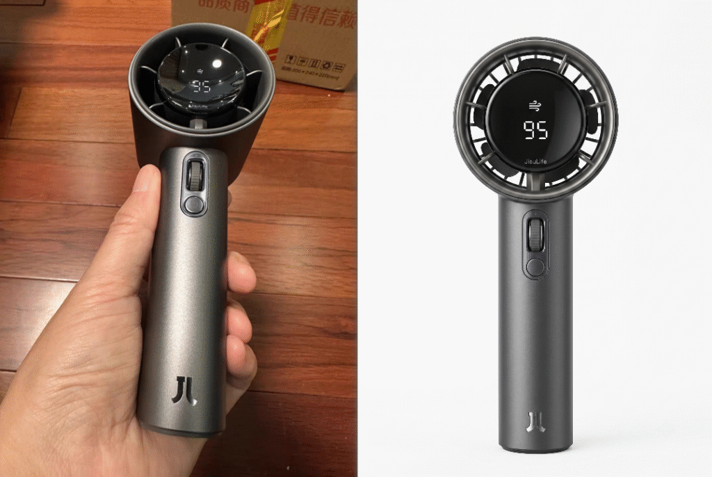 小风扇精修前后对比图
