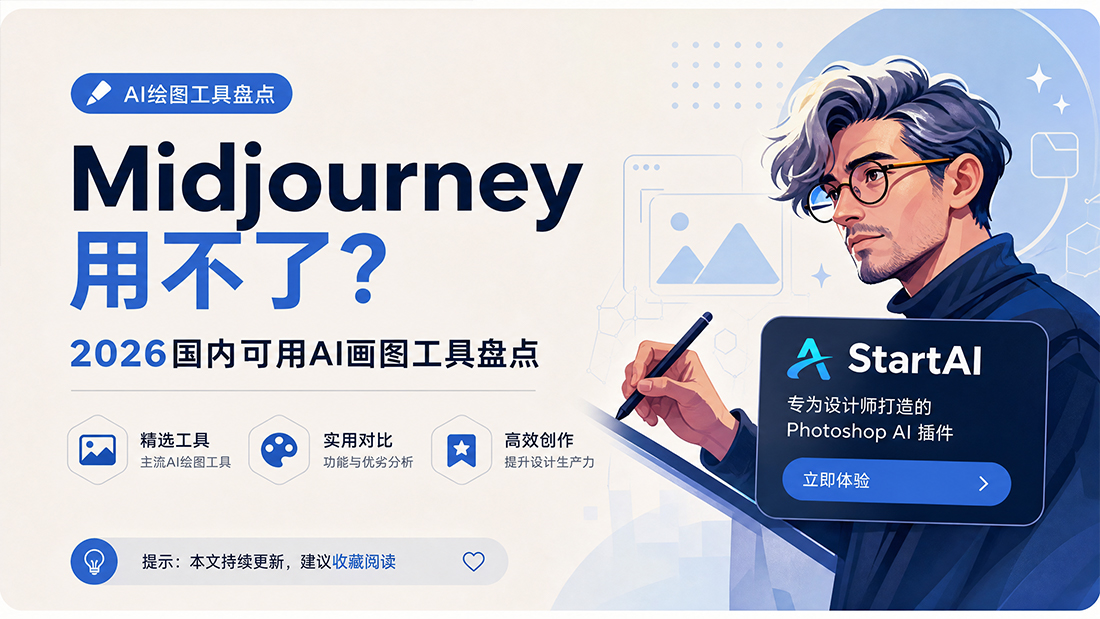 Midjourney用不了？2026国内可用AI画图工具盘点