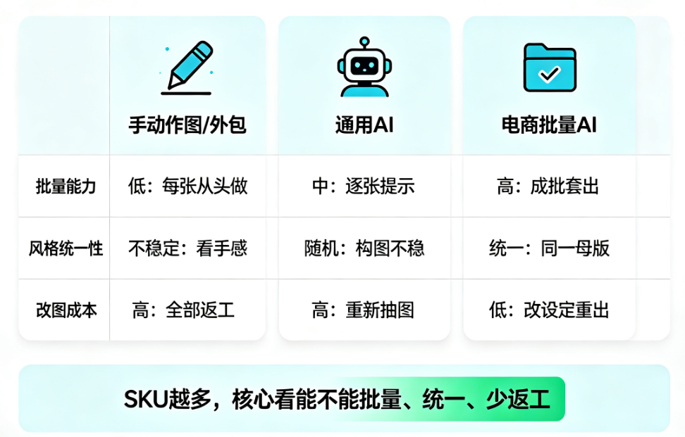50个SKU一周上架，AI批量出图实操教程