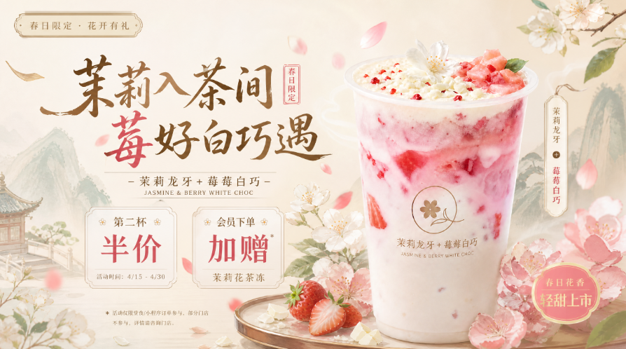 奶茶国风banner