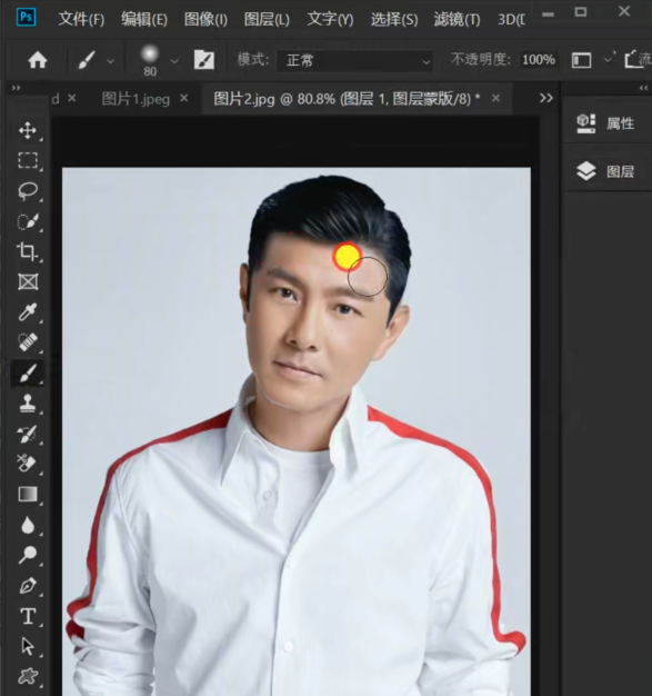 PS怎么给人物添加头发？零基础合成自然补发实操教程
