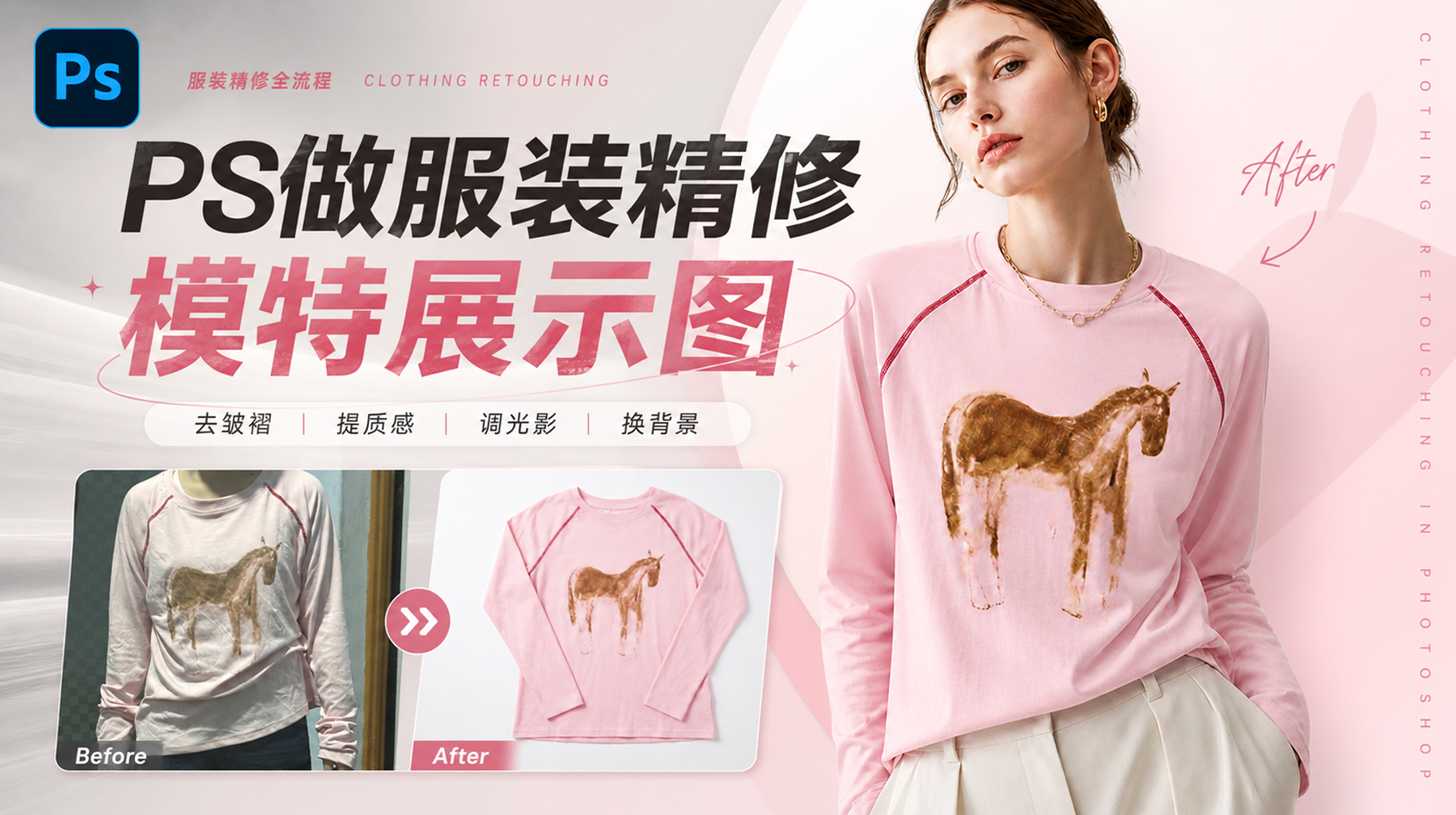 PS如何衣服精修模特图？2026最新StartAI插件教程