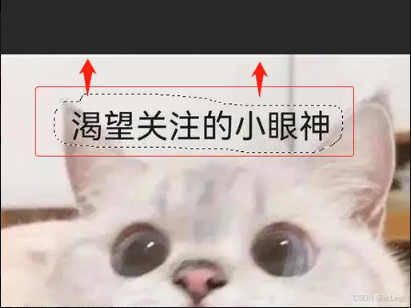 按住鼠标左键，把选区拖拽到旁边纹理、光影高度一致的干净画面区域