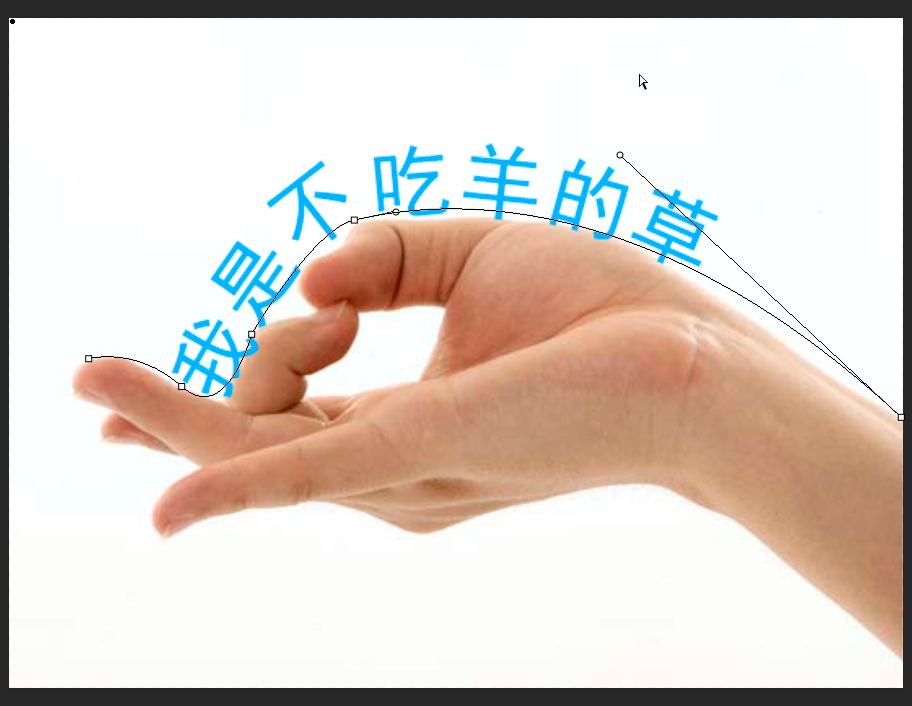 PS怎么创建路径文字?沿路径排列弧形文字实操教程