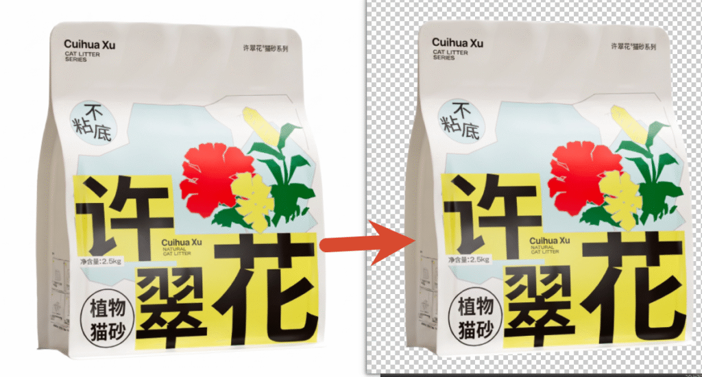 PS手动抠图与 StartAI 智能抠图效果对比