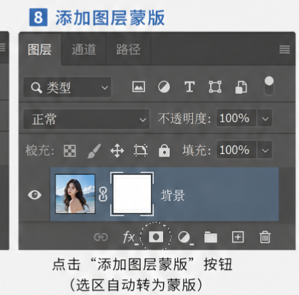 PS 选择并遮住优化抠图边缘 去除人像抠图白边技巧