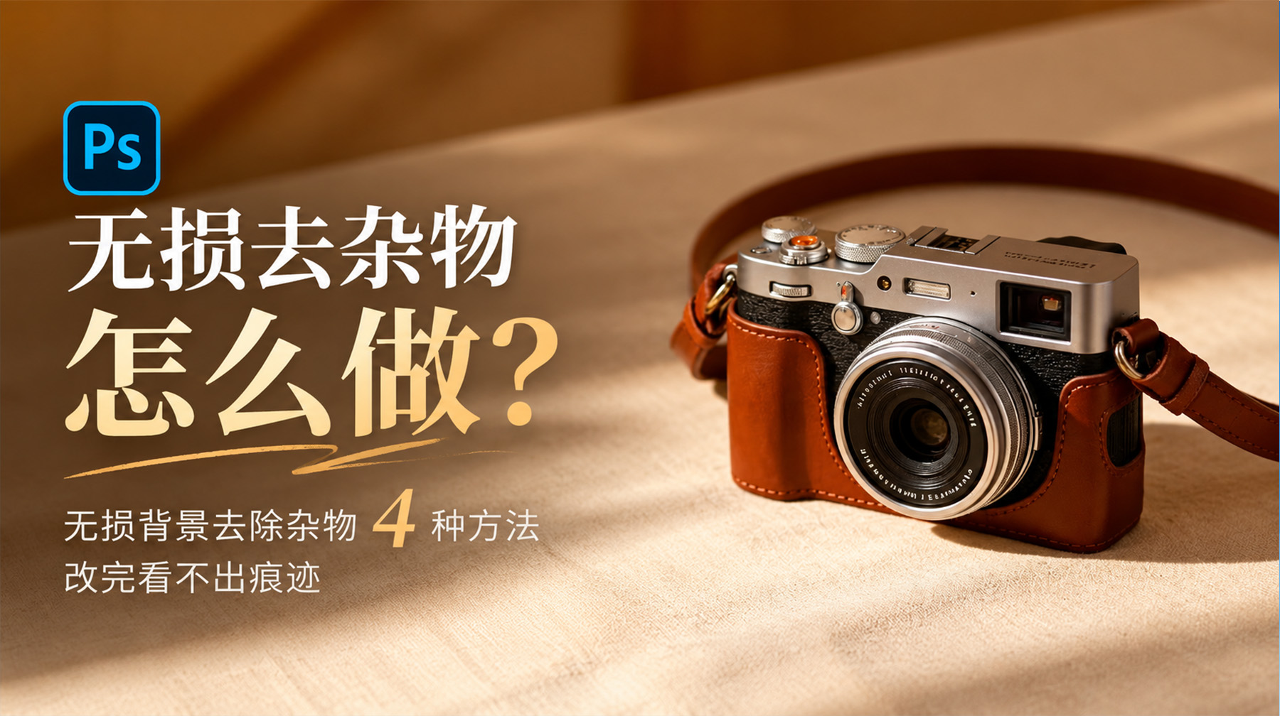 ps无损去杂物怎么做？无损背景去除杂物 4 种方法，改完看不出痕迹