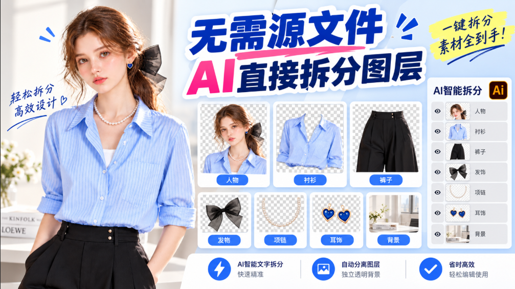 ps怎么把电商图单独拿出来？提取成独立图层和文件