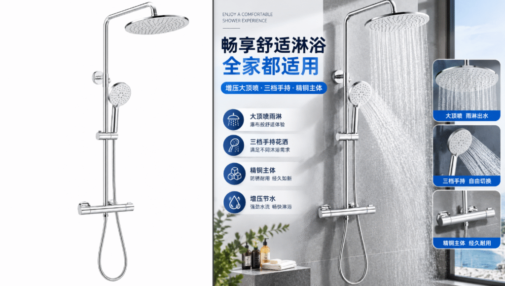 龙头台盆主图成片台面干净水线清晰