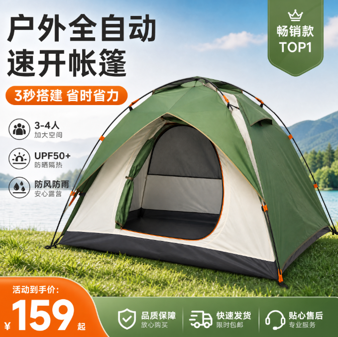 适合露营场景的帐篷营地灯