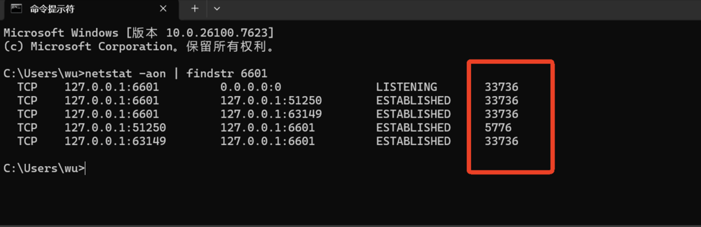 查 6601 端口