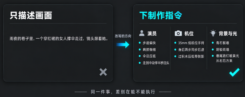 反推AI视频提示词出不来原片效果？核心原因与解决方法