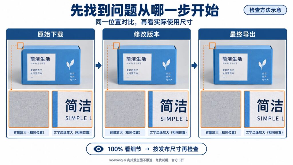 GPT Image 2.5 噪点、颗粒感：找到变脏的那一步再修